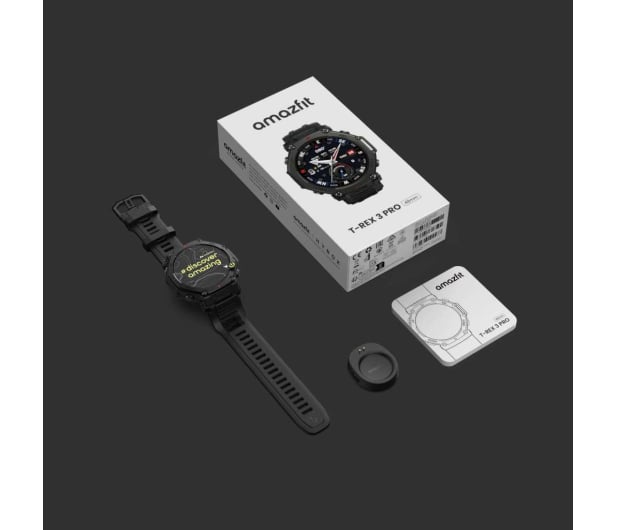 Amazfit T-Rex 3 48mm Pro czarny - 1361213 - zdjęcie 2